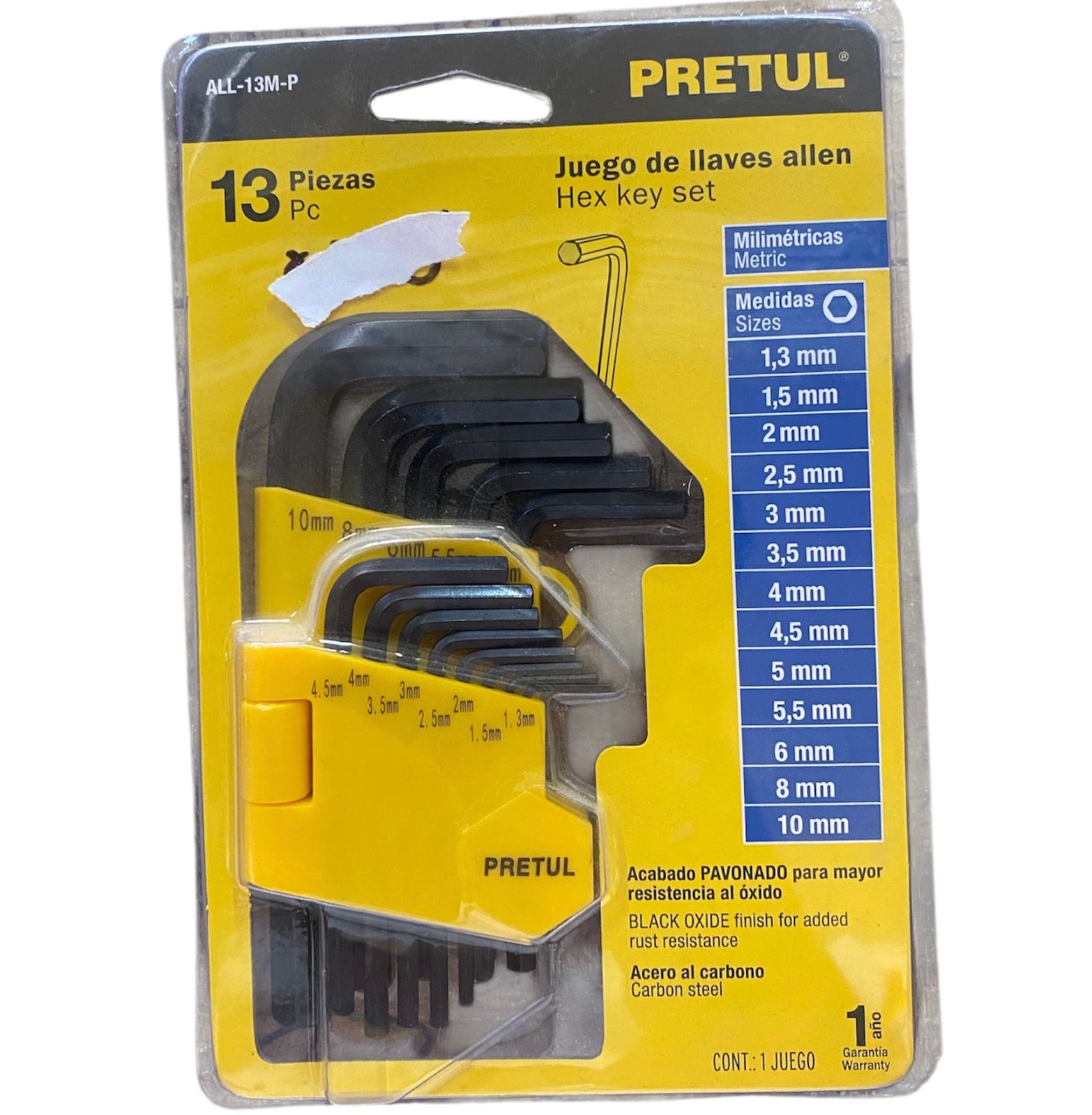 Llaves Allen Mm 13pzas